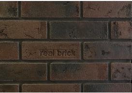 Минеральная плитка ручной формовки REAL BRICK Коллекция 12 WDF бордовый